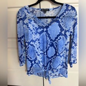 Blue Shirt and Cami Set